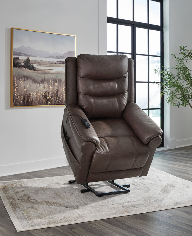 Ashley 1800412 - Power Lift Recliner (Heat/Massage)
