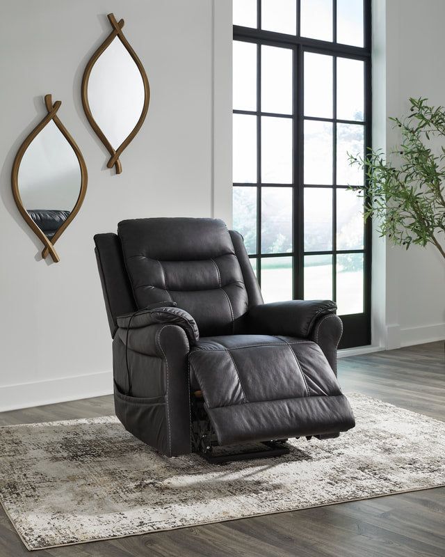 Ashley 1800512 - Power Lift Recliner (Heat/Massage)