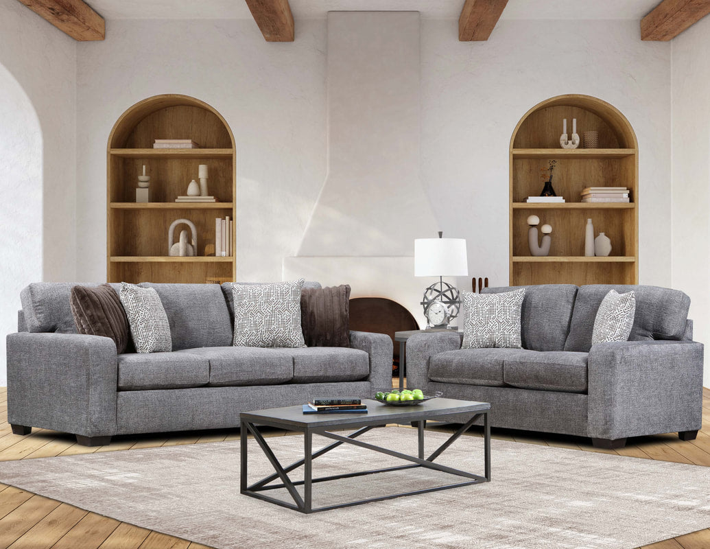 4003 Downy Taupe - 2PC Sofa, Loveseat **NEW ARRIVAL**