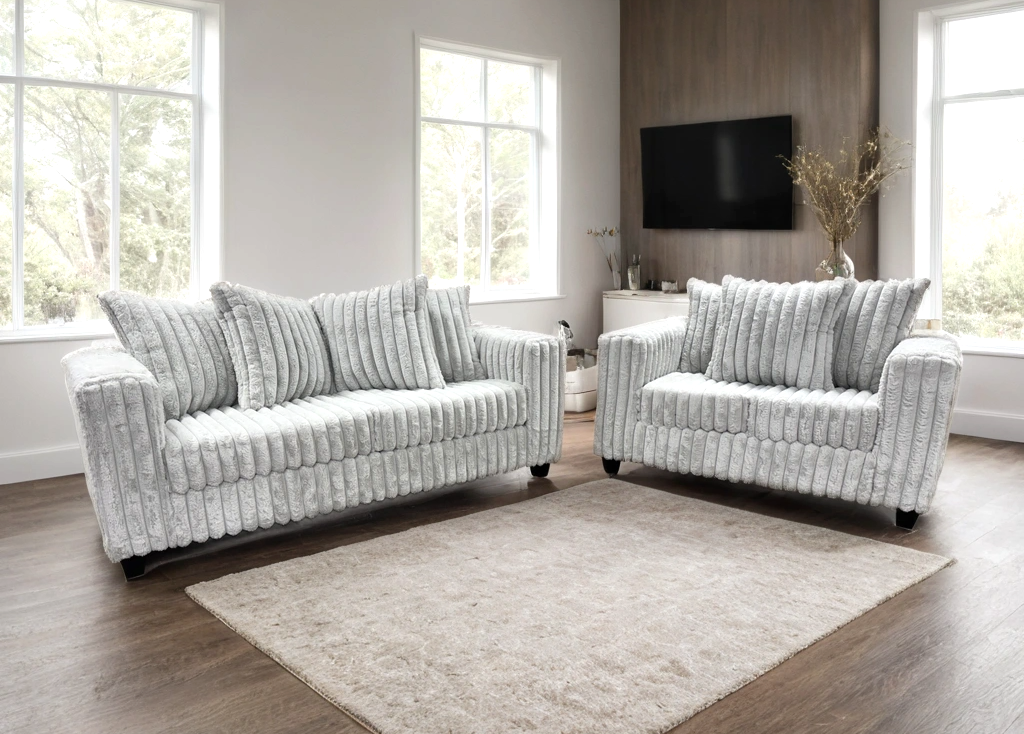 510 Gray - Sofa & Loveseat Set