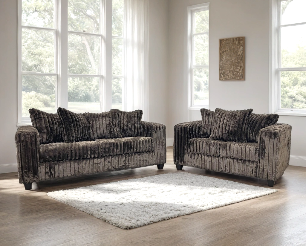 510 Chocolate - Sofa & Loveseat Set **NEW ARRIVAL**