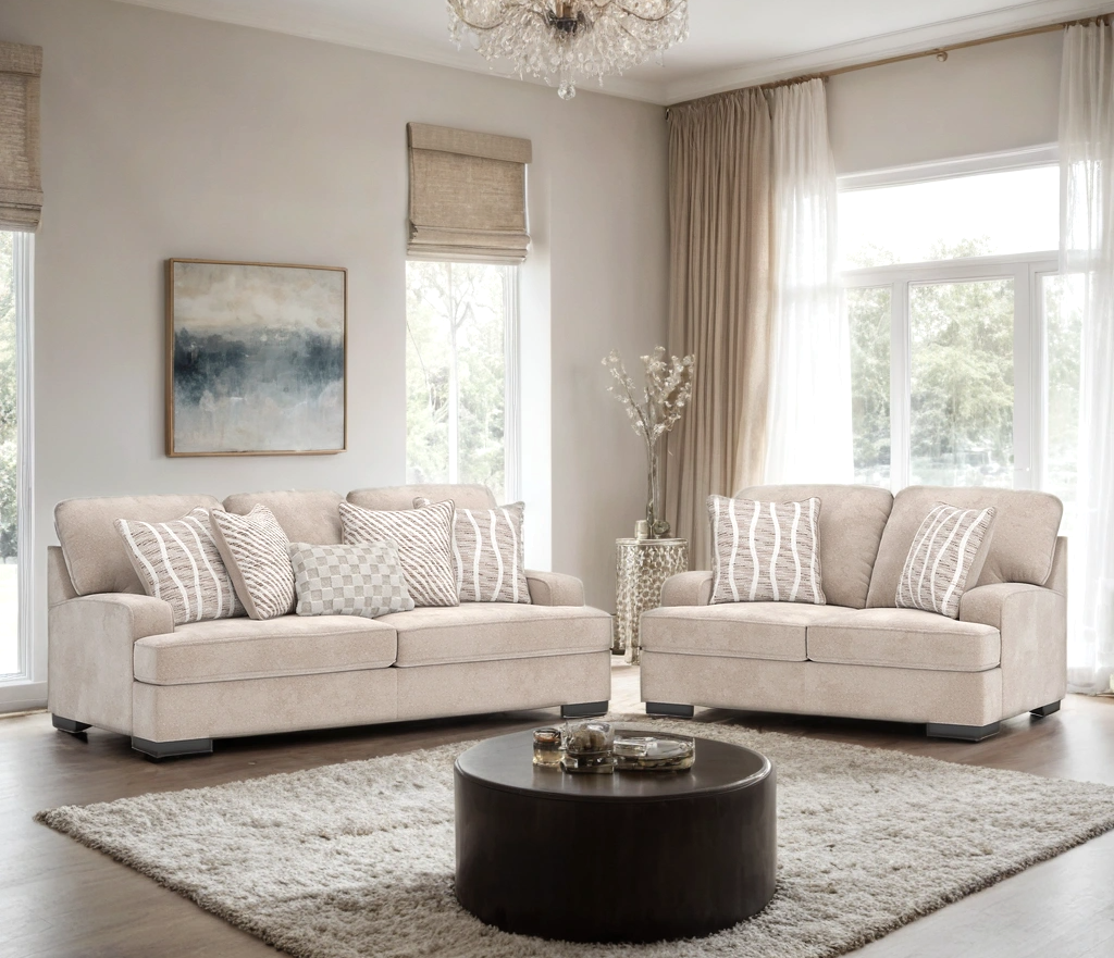 Ashley 599-02 - Oversized Sofa & Loveseat