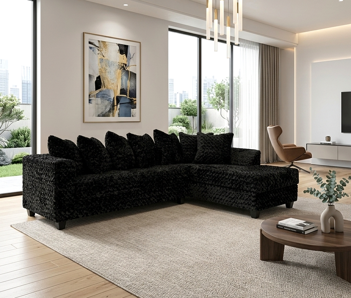 The Monaco 2.0 Teddy Sectional Chaise Sofa