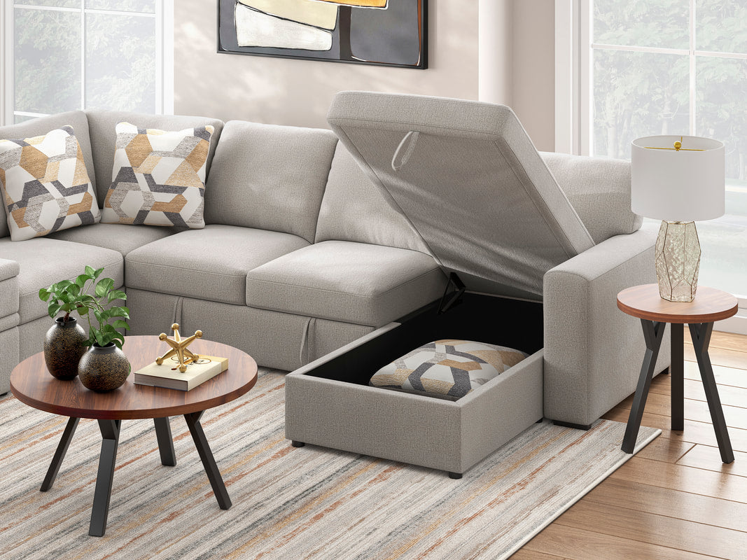 Ashley 673-05 Sectional with Pull Out **NEW ARRIVAL**