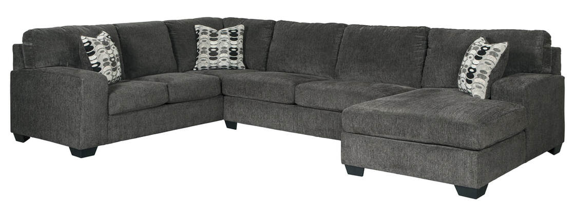 Ballinasloe 3-Piece Sectional with Chaise (Right-Facing)