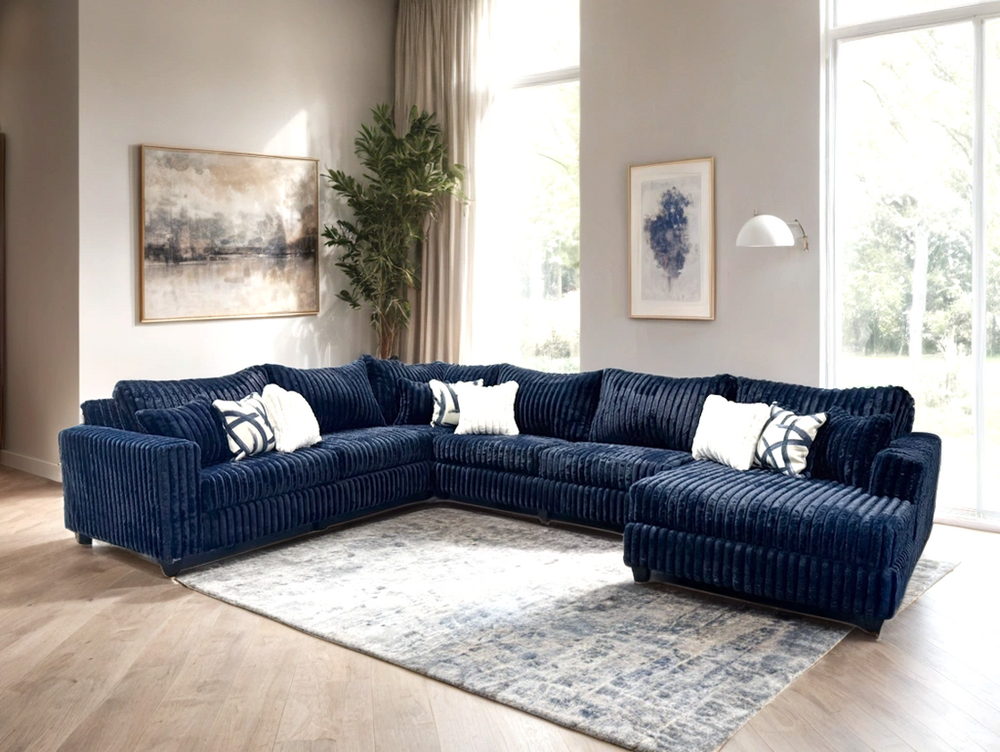 Midnight Corduroy XXL Sectional
