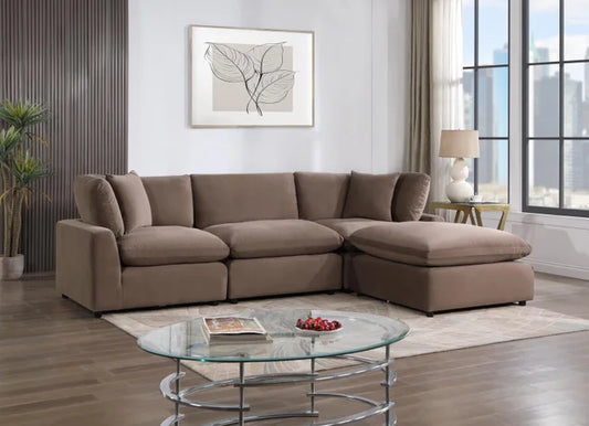 Living Room Sectionals | Lux 4 Piece Couch | King Gallery Furniture