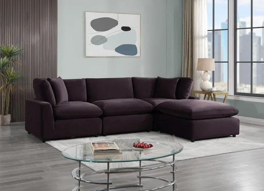Luxury Sofa Sectional | Lux 4 Piece Couch | King Gallery Furniture