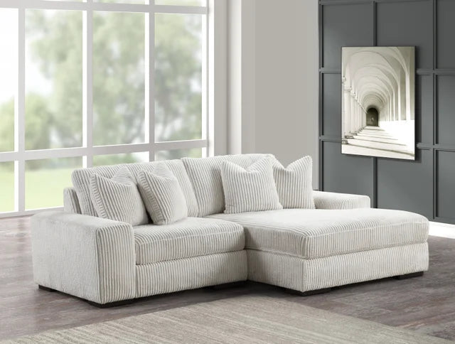 Corner Sofa For Living Room | 2 Piece L-Sofa | King Gallery Furniture