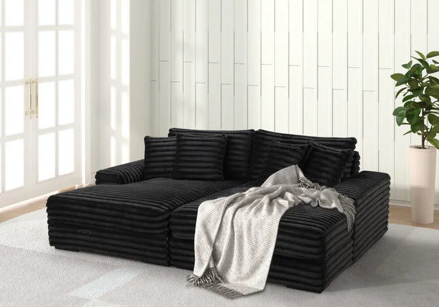 Black Sleeper Sofa | XL Black Sleeper Sofa | King Gallery Furniture