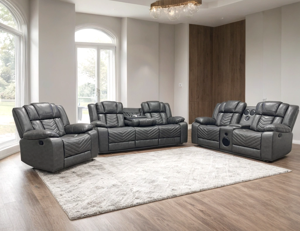 Ace Gray - 3PC Reclining Set **NEW ARRIVAL**