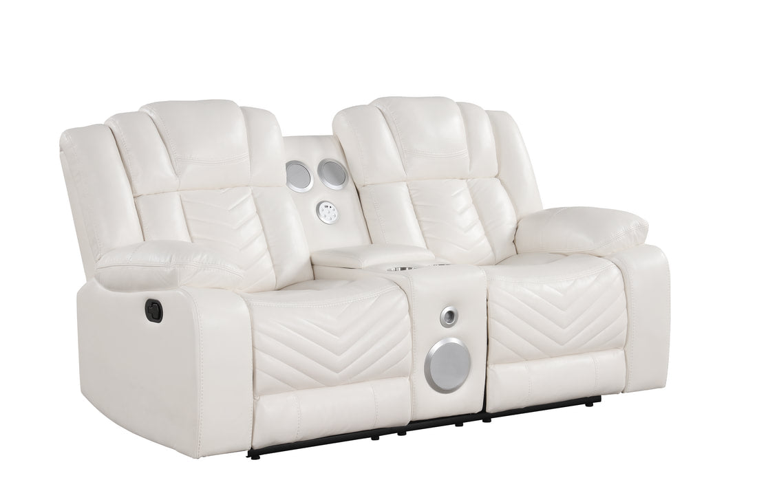 Ace White - 3PC Reclining Set **NEW ARRIVAL**