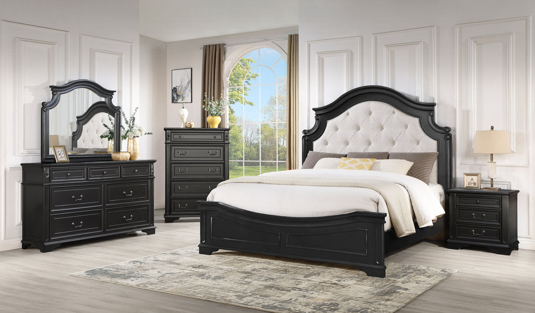 B6020 - 4pc or 5PC Bedroom Set - Queen, King
