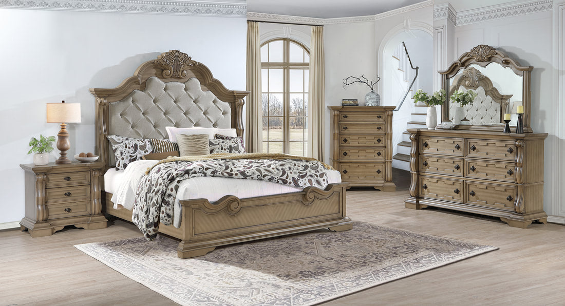B9010 - 4pc or 5pc Bedroom Set - Queen, King **NEW ARRIVAL**