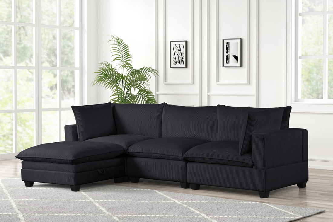 KOVA Cloud Modular Sectional with Storage Ottoman