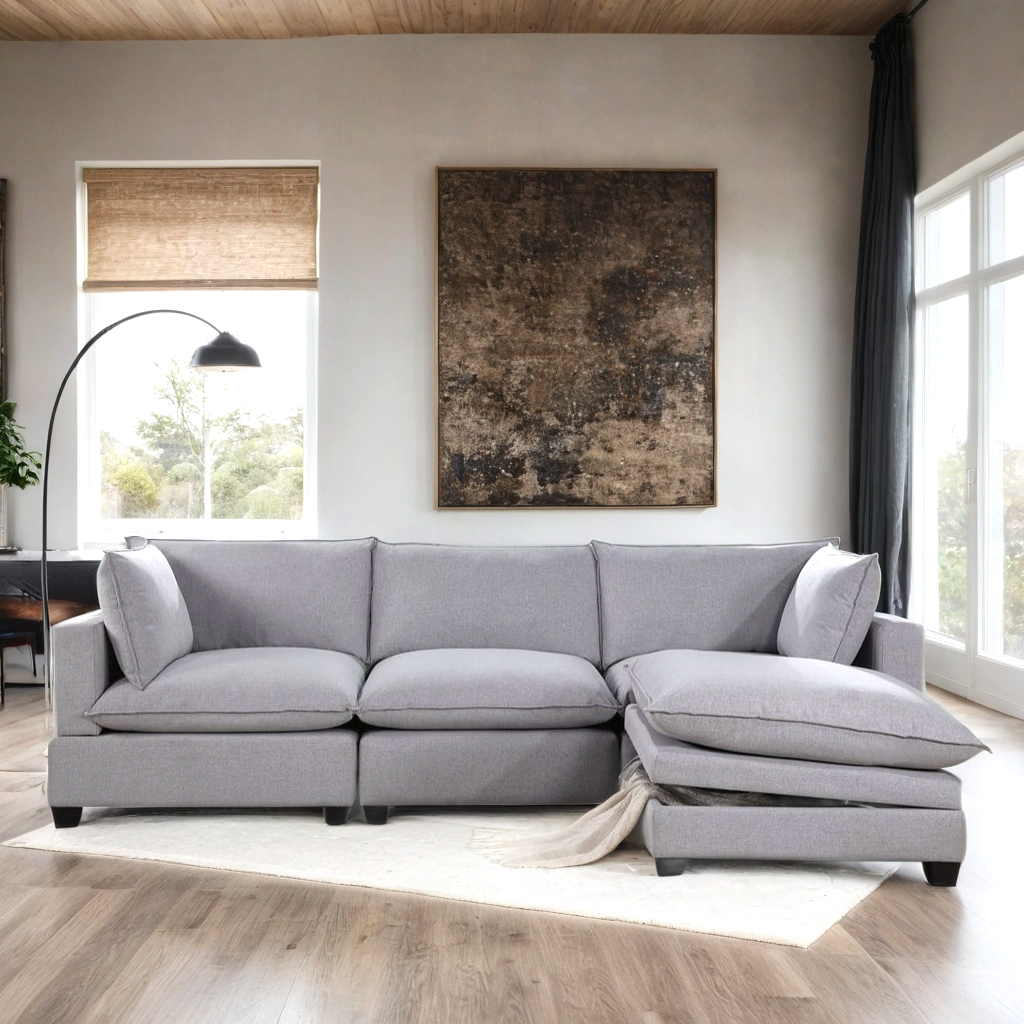 KOVA Cloud Modular Sectional with Storage Ottoman