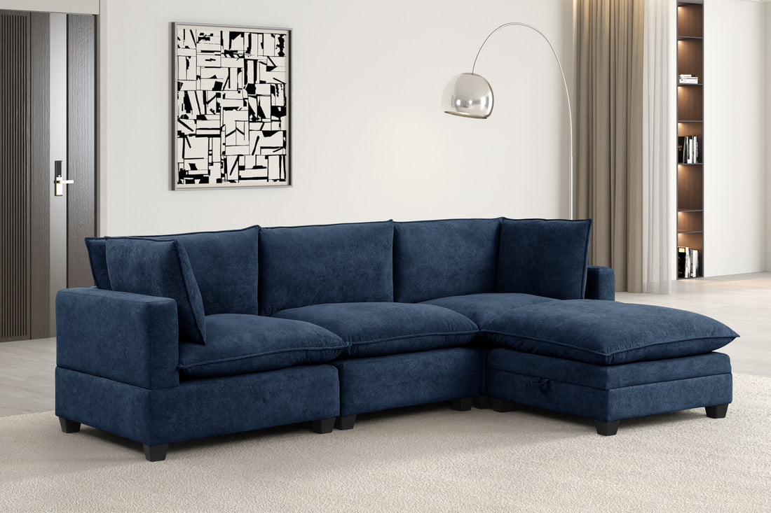 KOVA Cloud Modular Sectional with Storage Ottoman