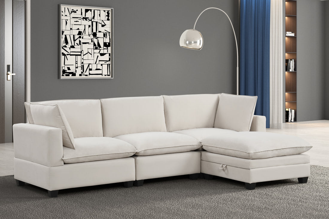 KOVA Cloud Modular Sectional with Storage Ottoman