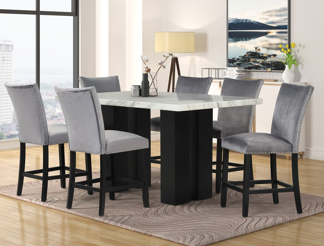 2220 Counter Height Set - Gray