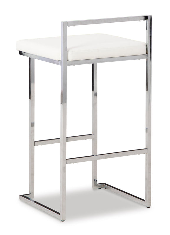 Madanere Bar Height Bar Stool with Upholstered Seat (Set of 2)