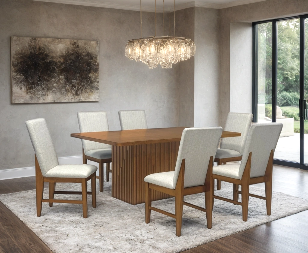 D2800 Dining Table + 6 Chair Set