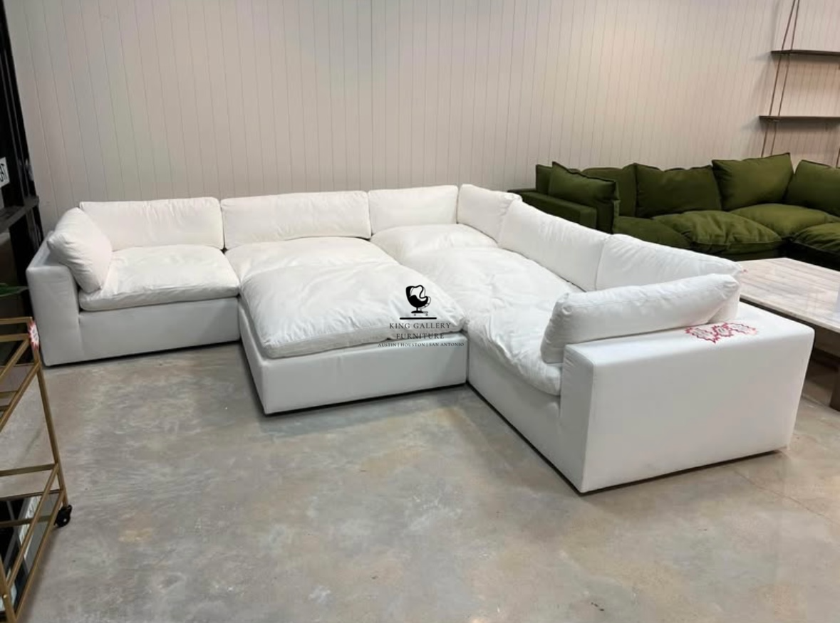 BIG DADDY XL 6 Piece Cloud White Linen