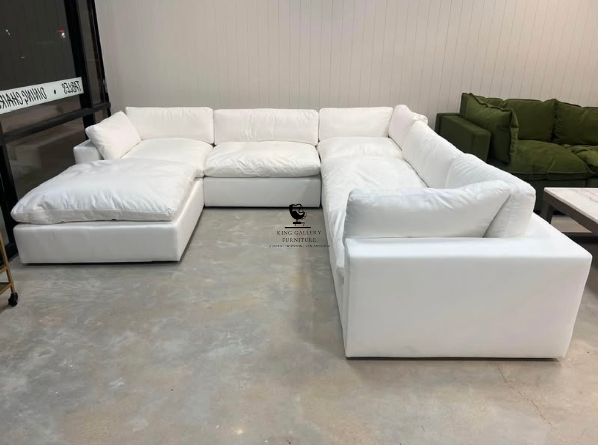 BIG DADDY XL 6 Piece Cloud White Linen