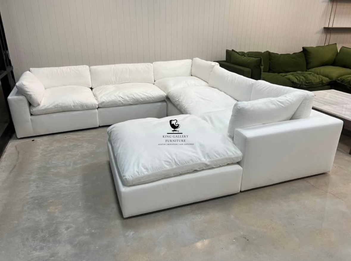 BIG DADDY XL 6 Piece Cloud White Linen