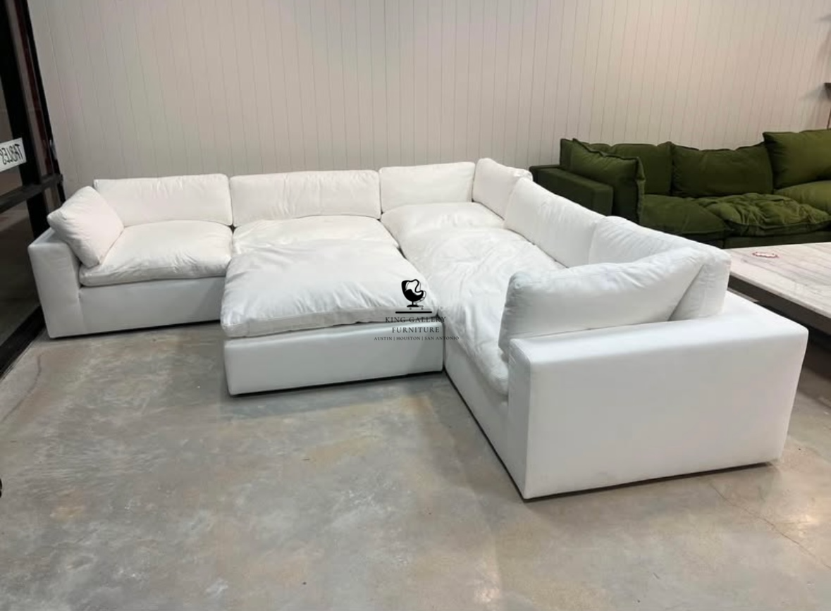 BIG DADDY XL 6 Piece Cloud White Linen