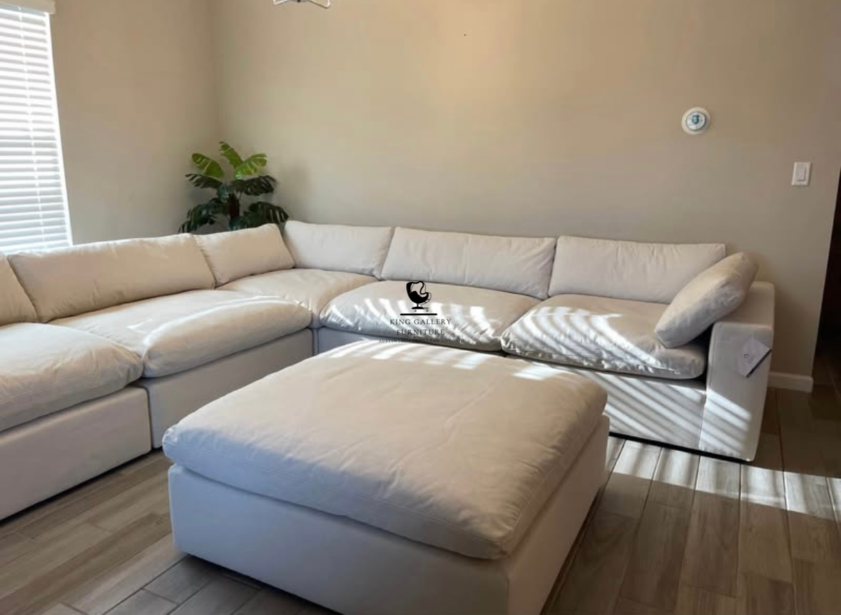 BIG DADDY XL 6 Piece Cloud Sand Linen