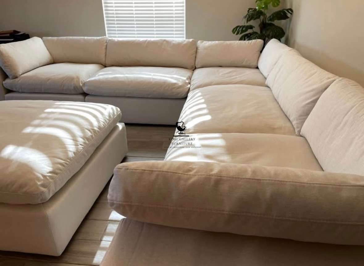 BIG DADDY XL 6 Piece Cloud Sand Linen