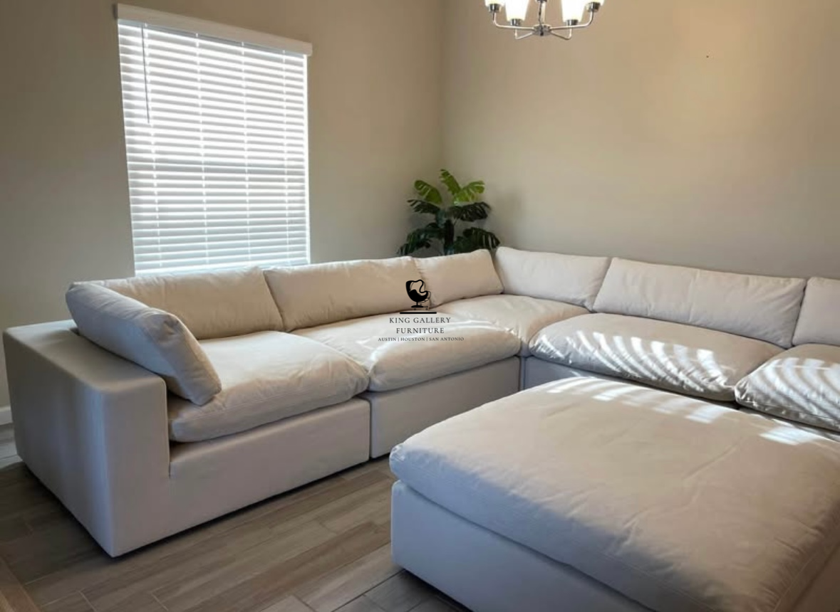 BIG DADDY XL 6 Piece Cloud Sand Linen