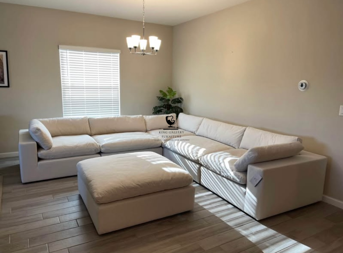 BIG DADDY XL 6 Piece Cloud Sand Linen