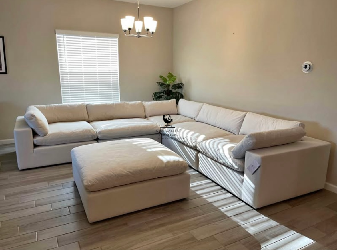 BIG DADDY XL 6 Piece Cloud Sand Linen