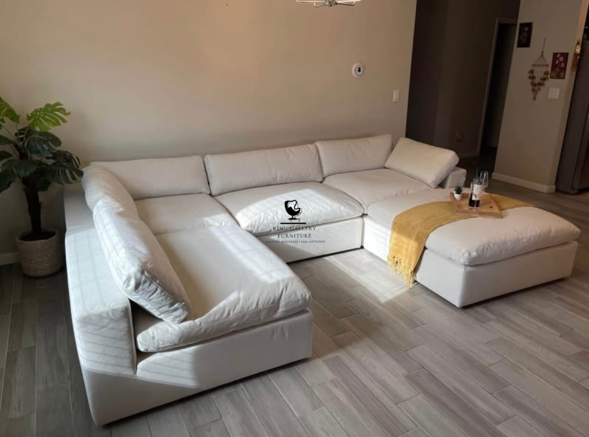 BIG DADDY XL 6 Piece Cloud Sand Linen