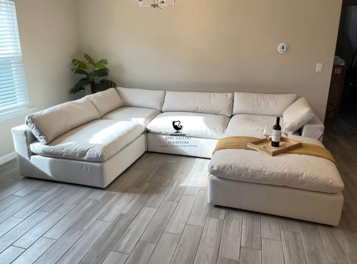 BIG DADDY XL 6 Piece Cloud Sand Linen