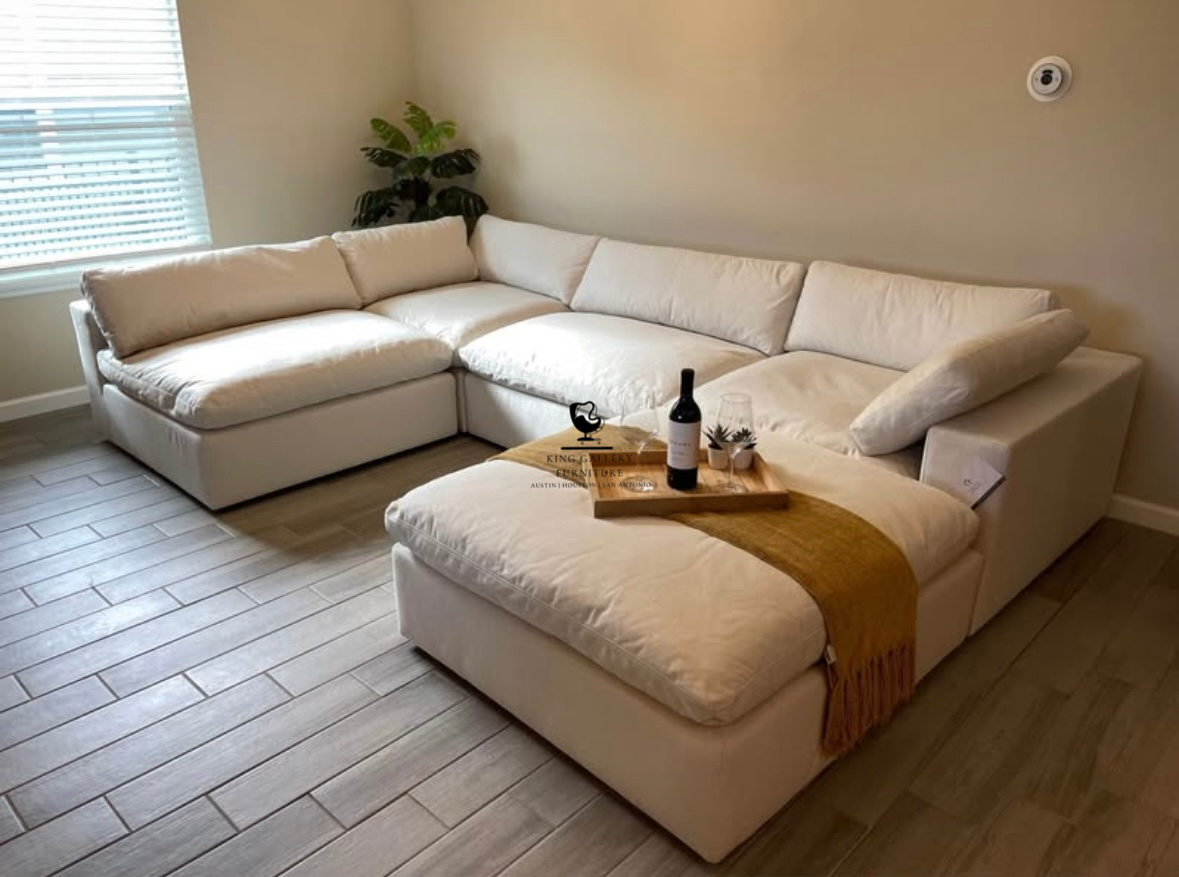 BIG DADDY XL 6 Piece Cloud Sand Linen