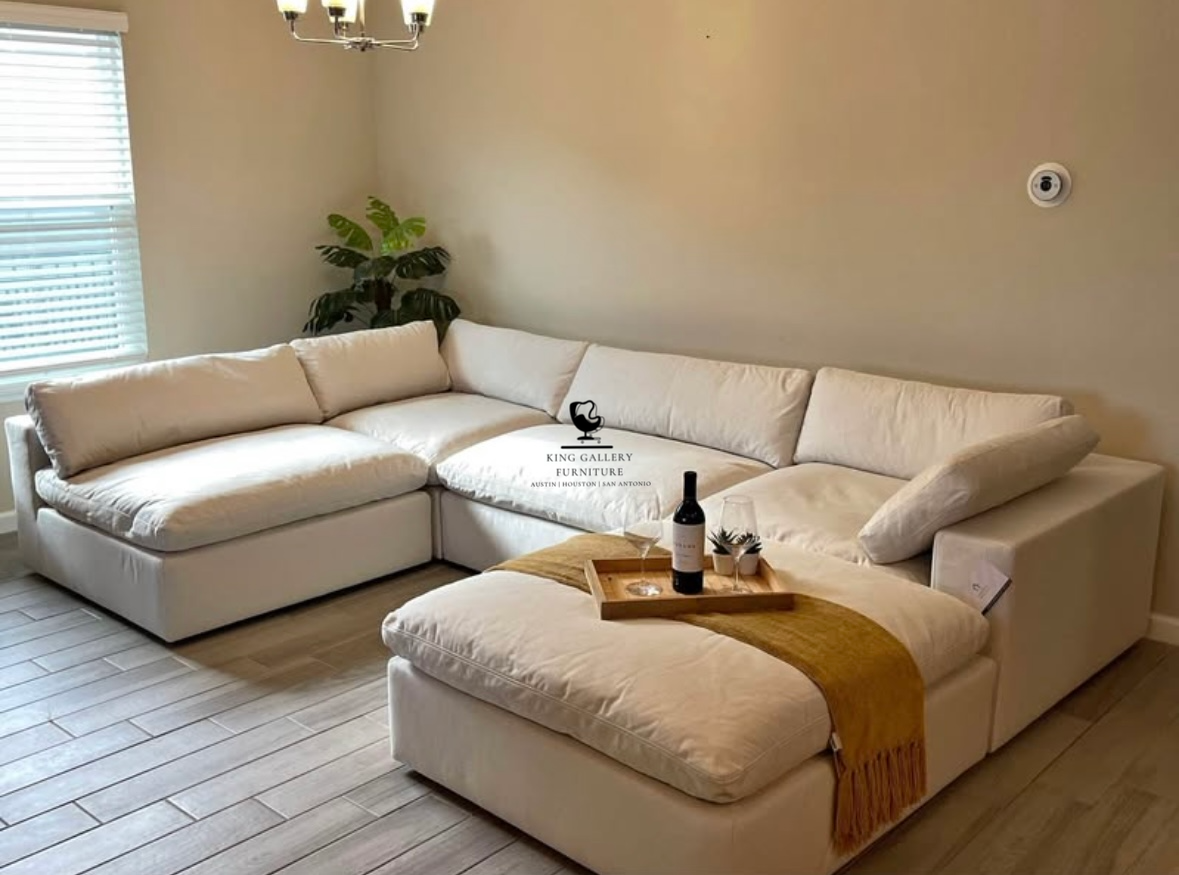 BIG DADDY XL 6 Piece Cloud Sand Linen