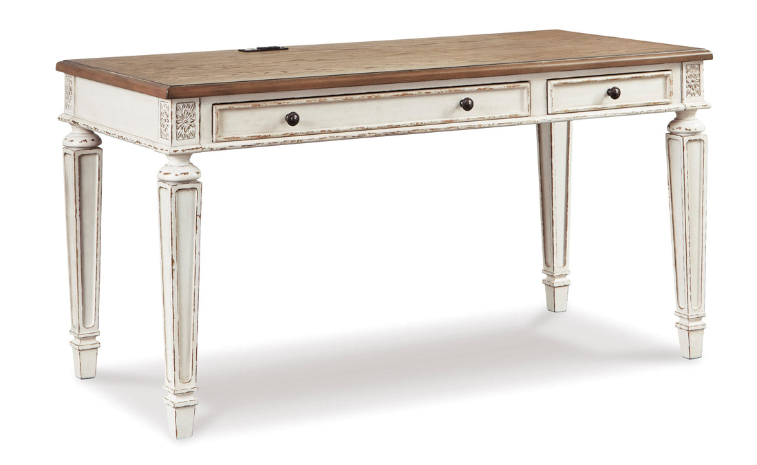 Realyn 60" Home Office Desk with USB Charging