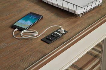 Realyn 60" Home Office Desk with USB Charging