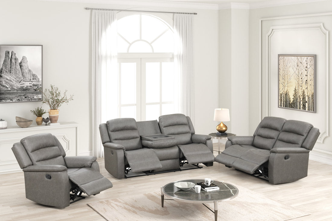 Hope Gray 3PC Reclining Set **NEW ARRIVAL**