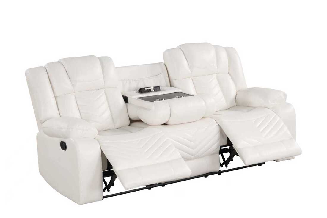 Ace White - 3PC Reclining Set **NEW ARRIVAL**