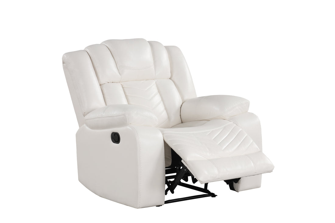 Ace White - 3PC Reclining Set **NEW ARRIVAL**