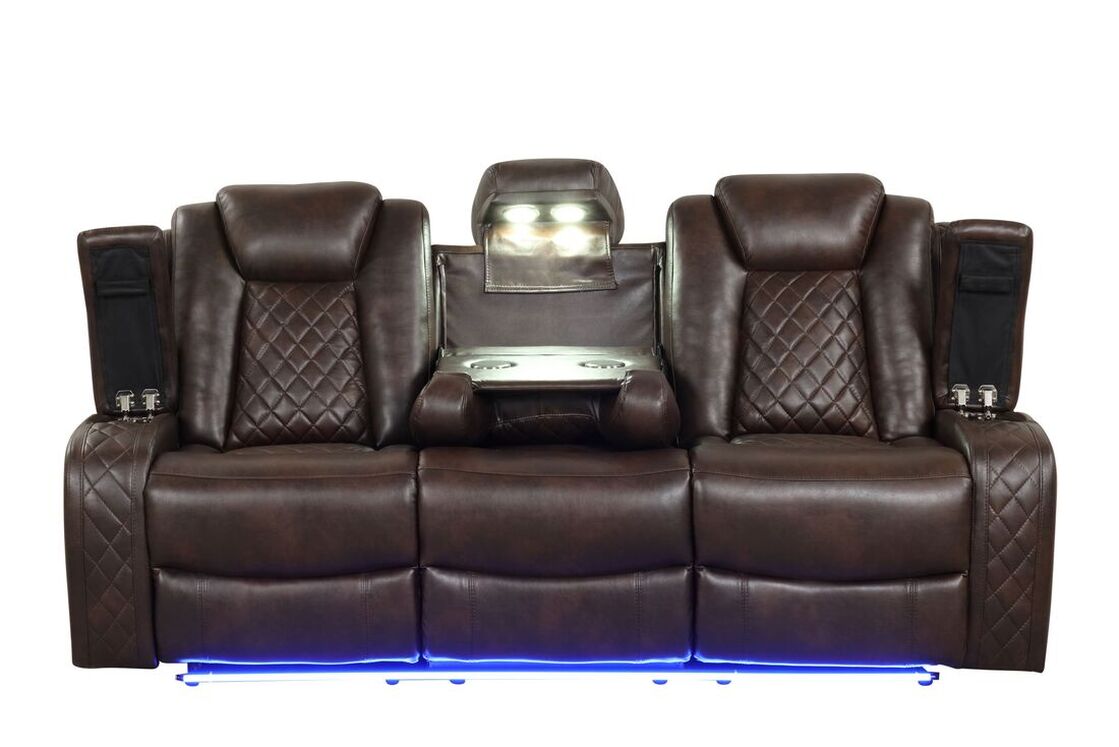 Luz Brown - 3PC Reclining Set (ETA: 10/30)