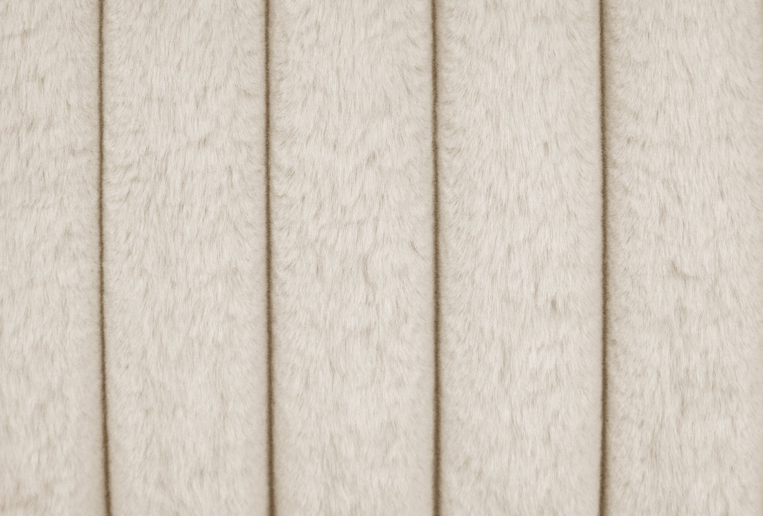 Mariah Beige Platform Bed - Queen, King