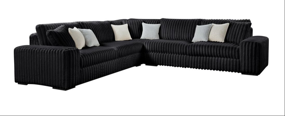 MARSHMALLOW Black OVERSIZED Sectional