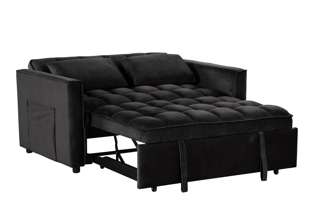 Relax Black Sleeper Sofa (ETA 10/23)