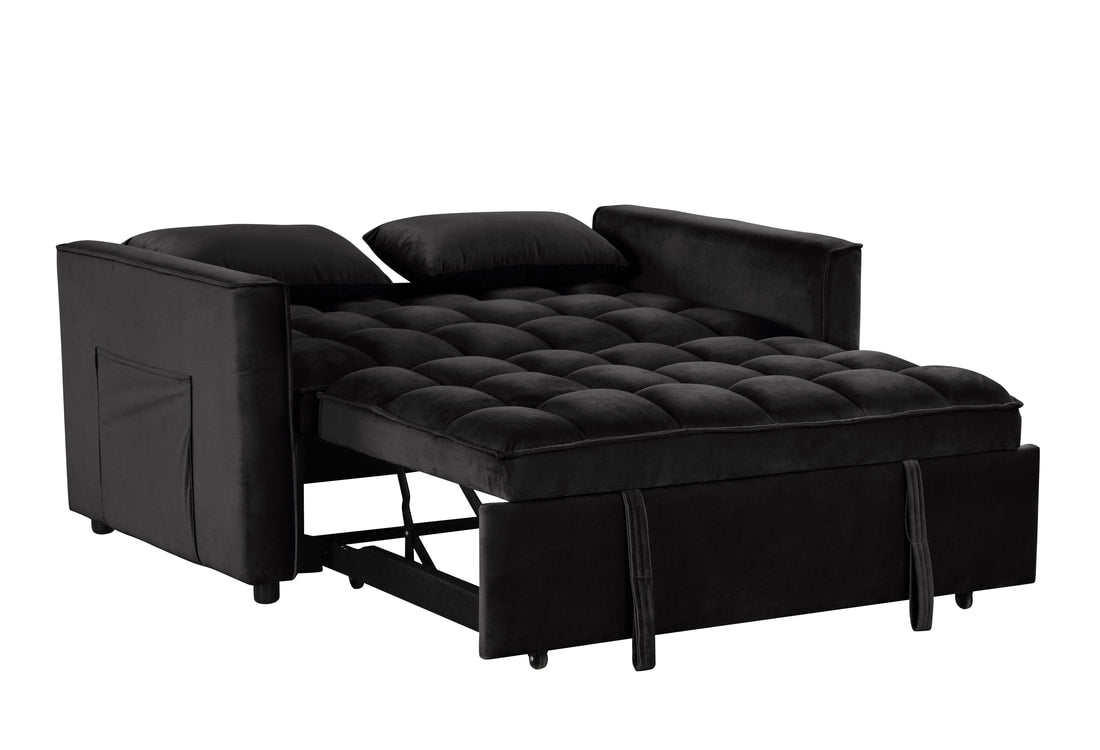 Relax Black Sleeper Sofa (ETA 10/23)