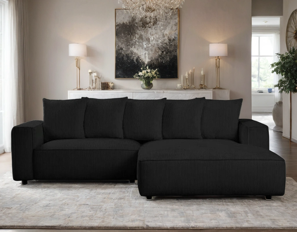 Romeo Black Sectional