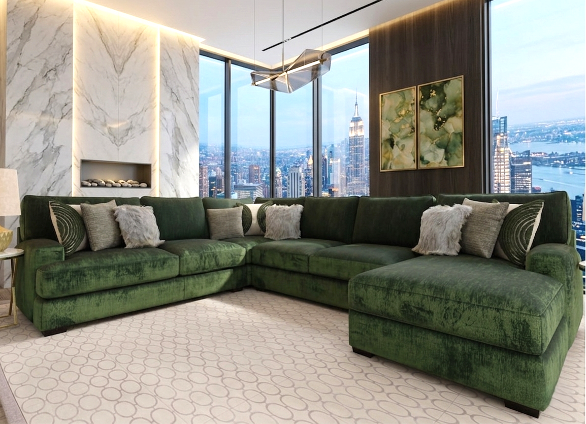 Corinthian 2900 Sectional dimensions
